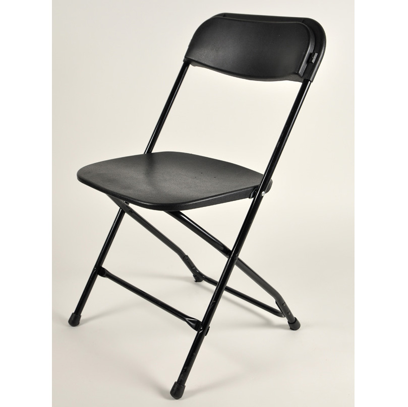 Black Folding Chair For Indoor Use Only American Party