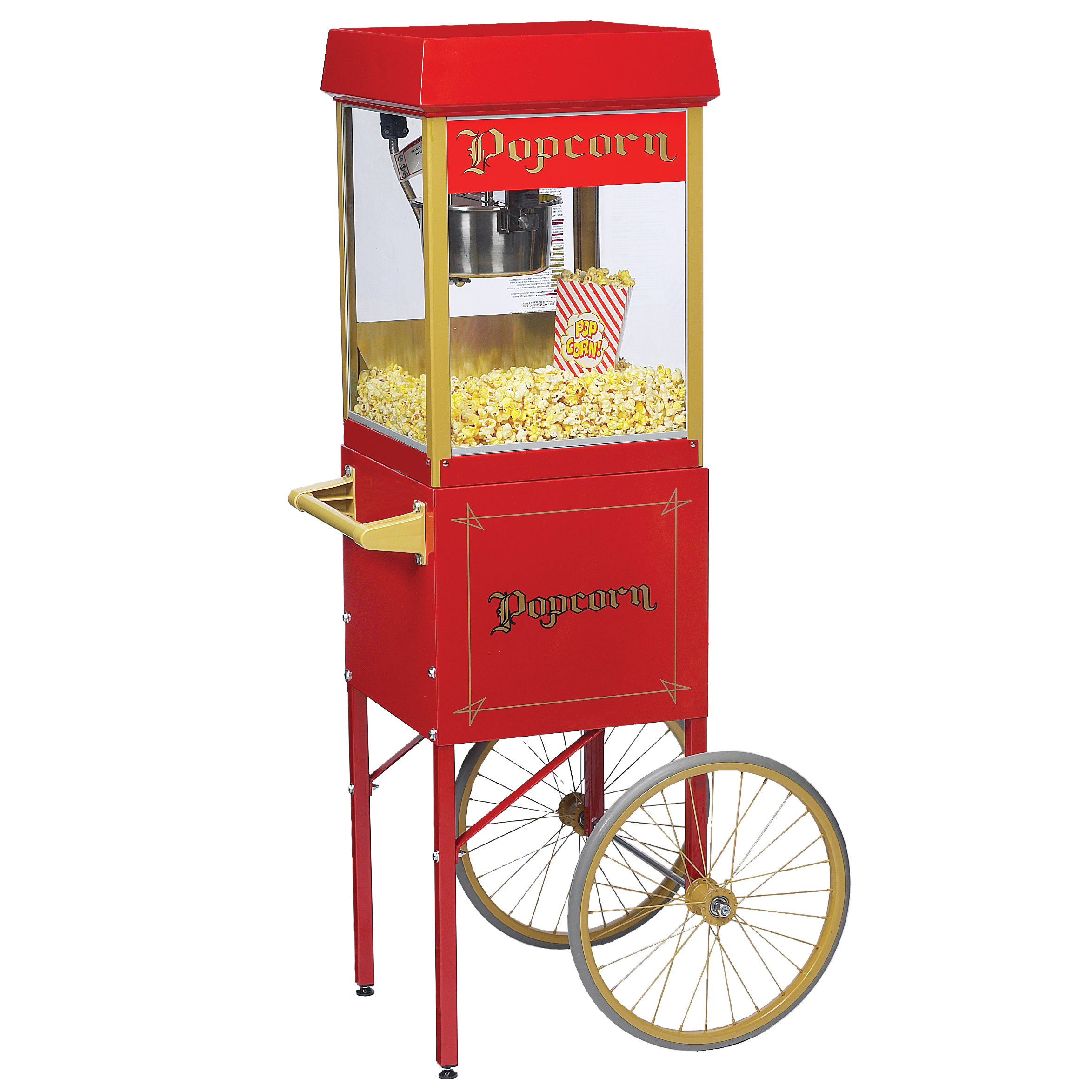 Street Vendor Popcorn Machine Trolley cart only 
