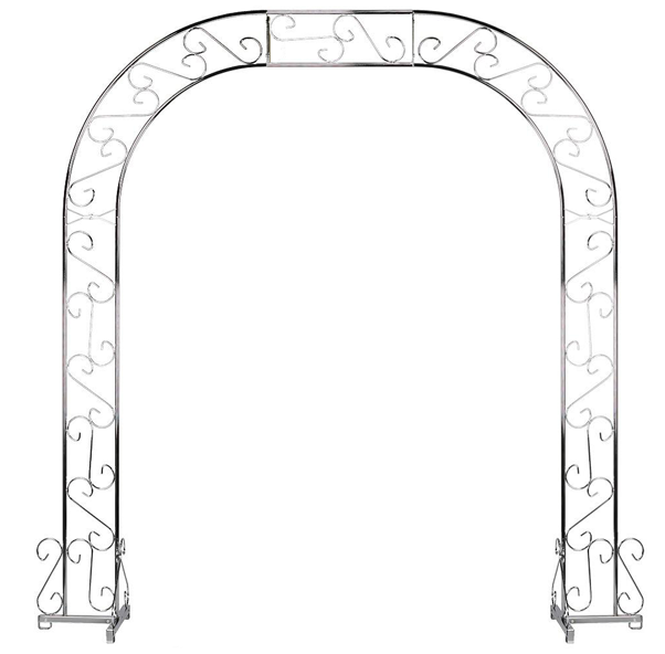 Silver Arch W Extension American Party Rentalamerican Party Rental